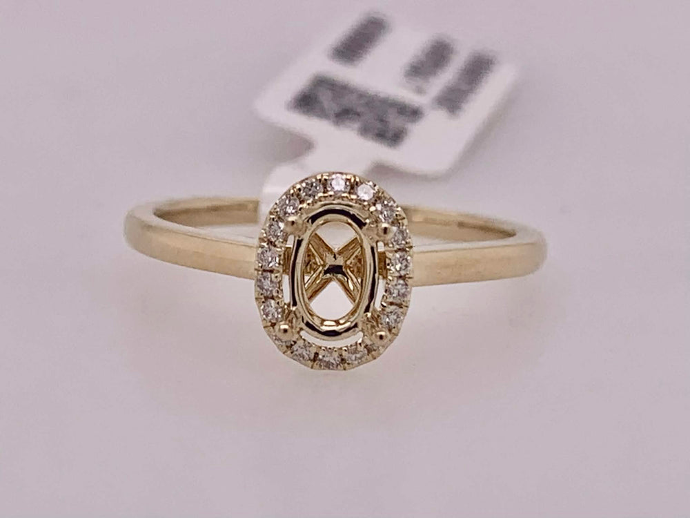 14K Diamond Semi-Mount