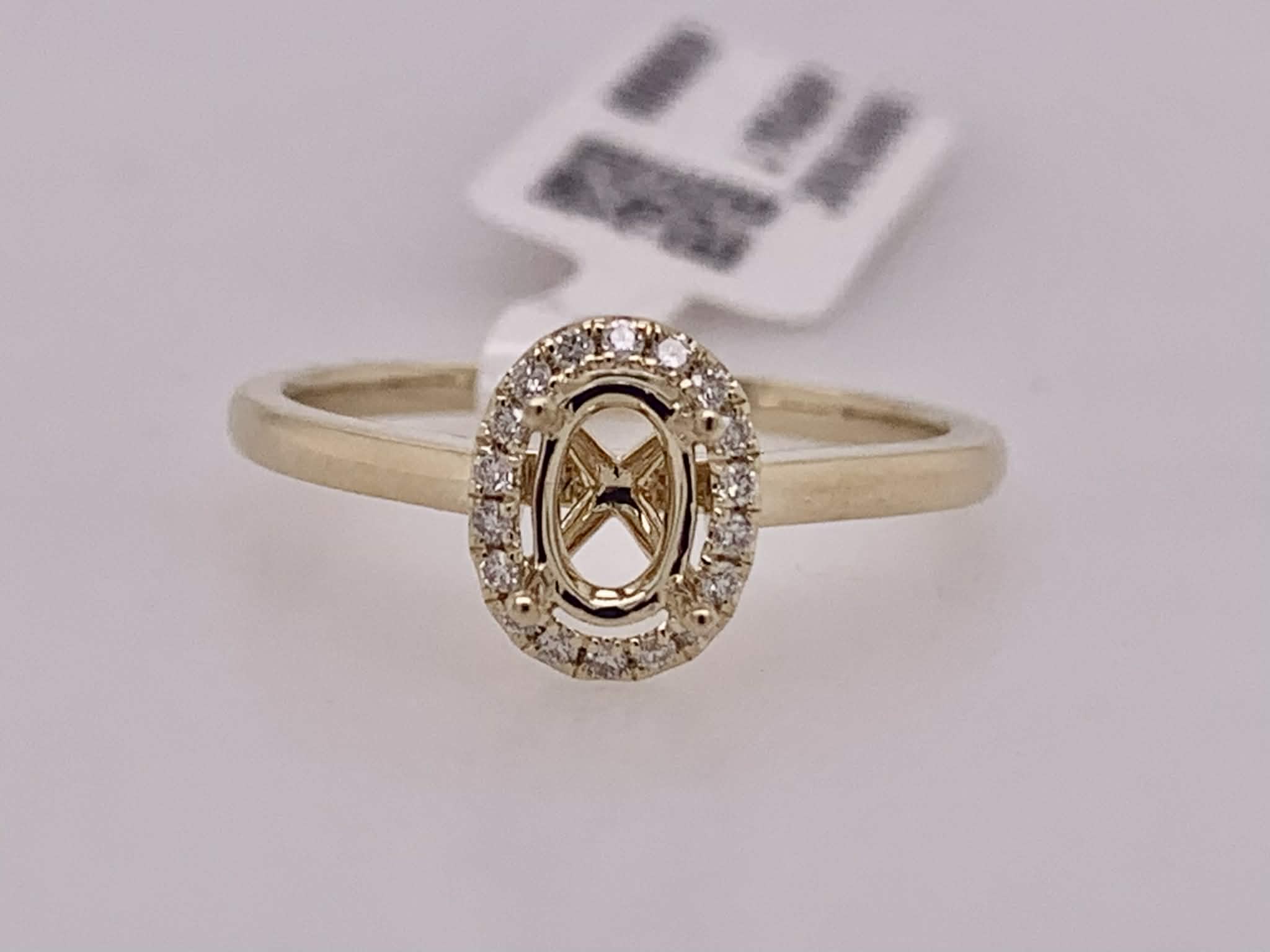 14K Diamond Semi-Mount