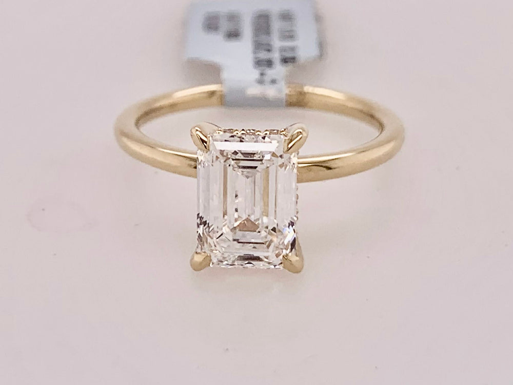 14K LAB Diamond Engagement Ring