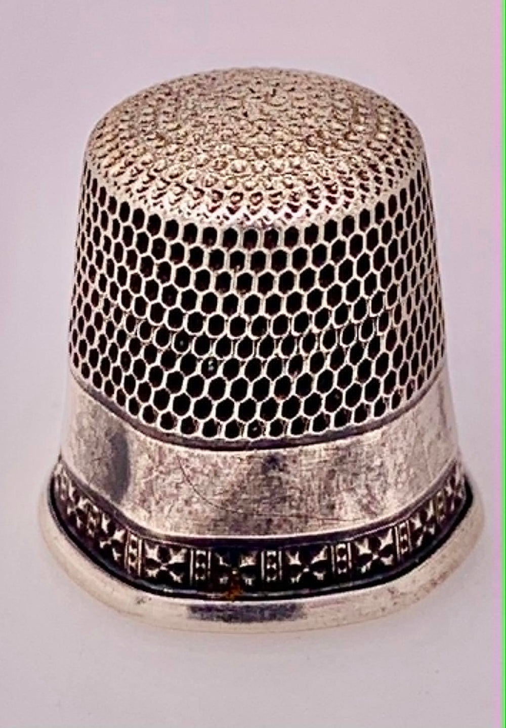Estate Sterling Silver Thimble