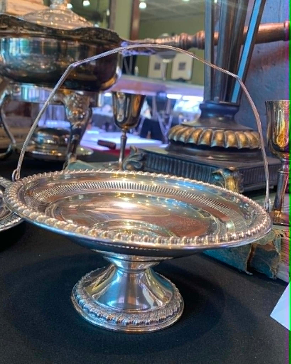 Estate Sterling Silver Basket