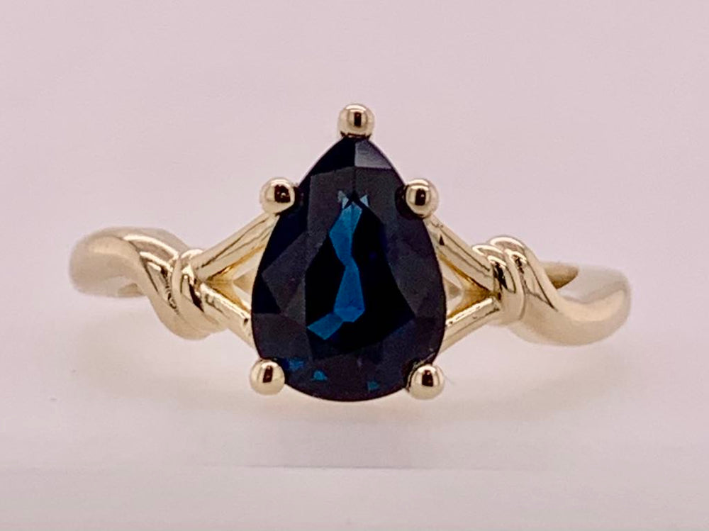 14K Sapphire Ring