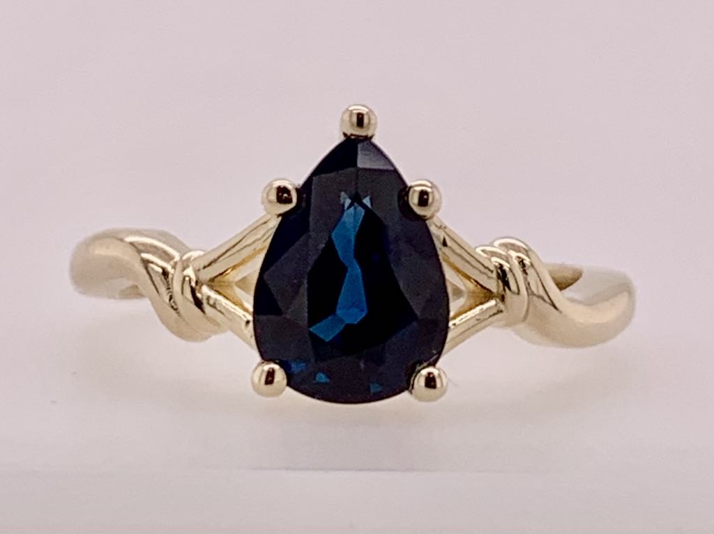 14K Sapphire Ring