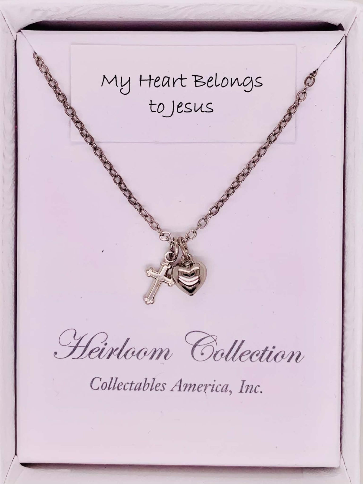 Heart and Cross Necklace