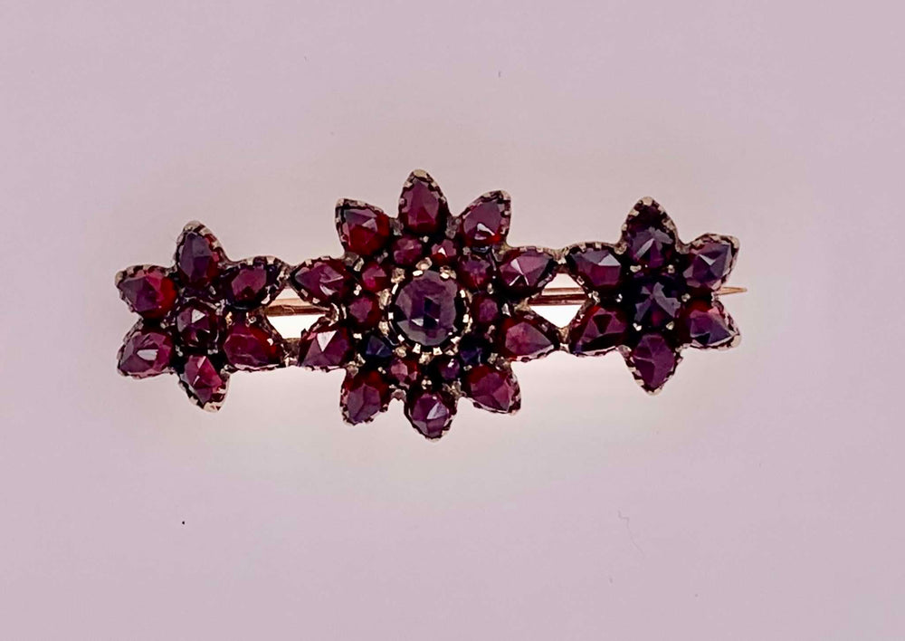 Estate Garnet Brooch