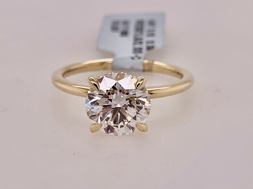 14K LAB Diamond Engagement Ring