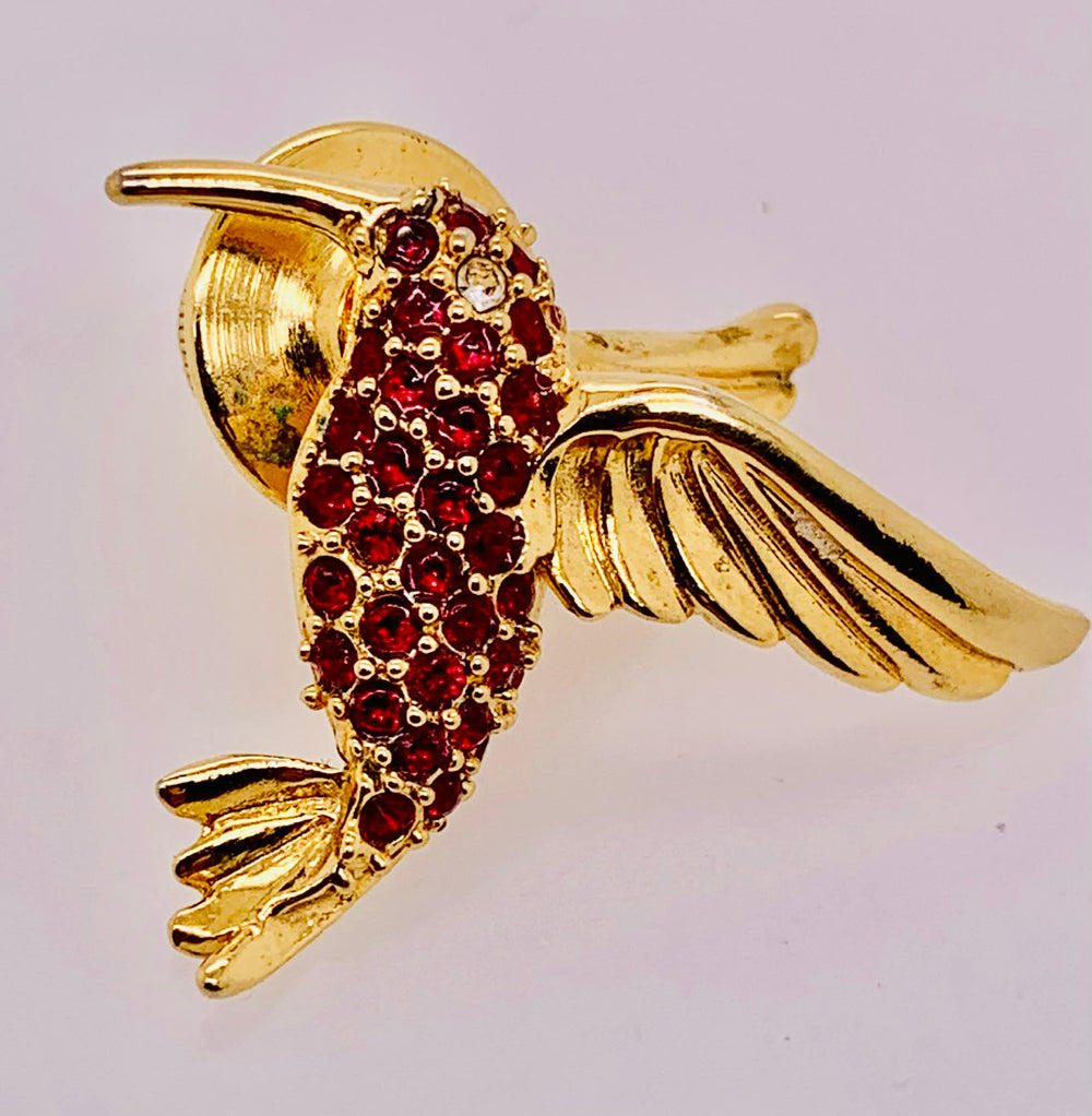 Vintage Hummingbird Brooch