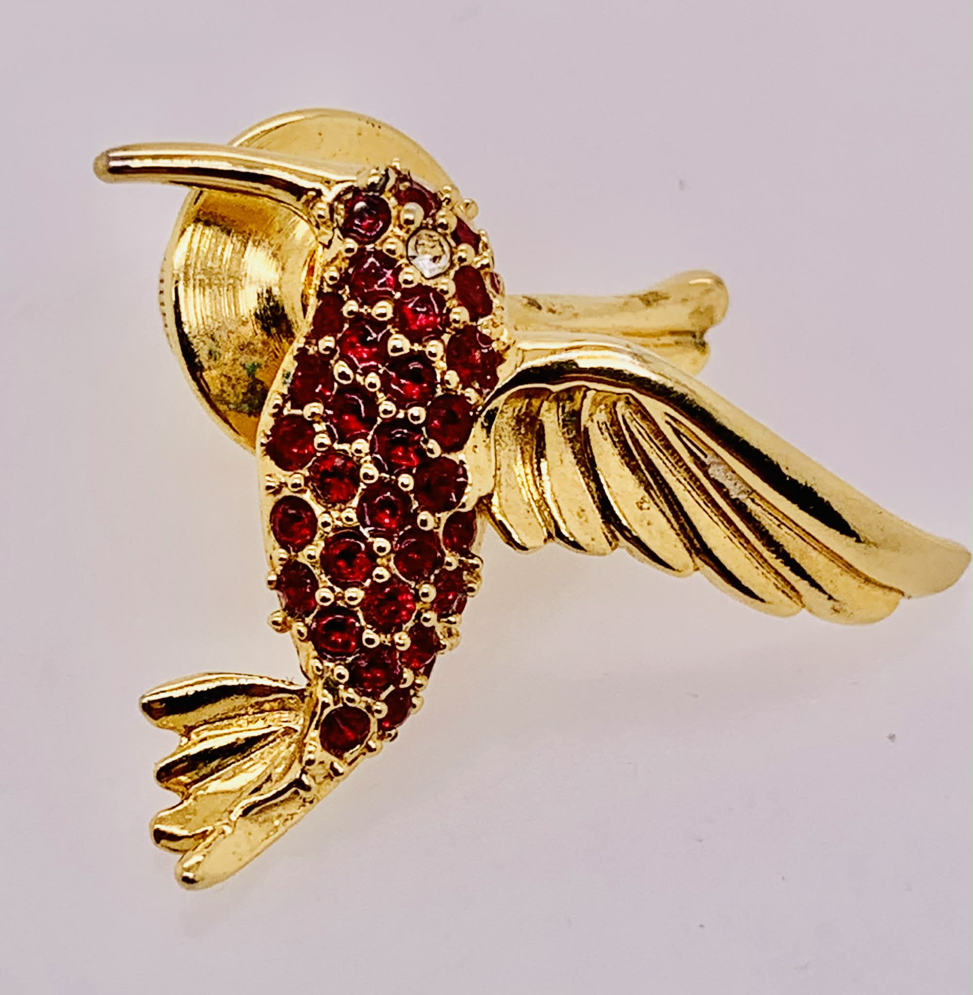 Vintage Hummingbird Brooch