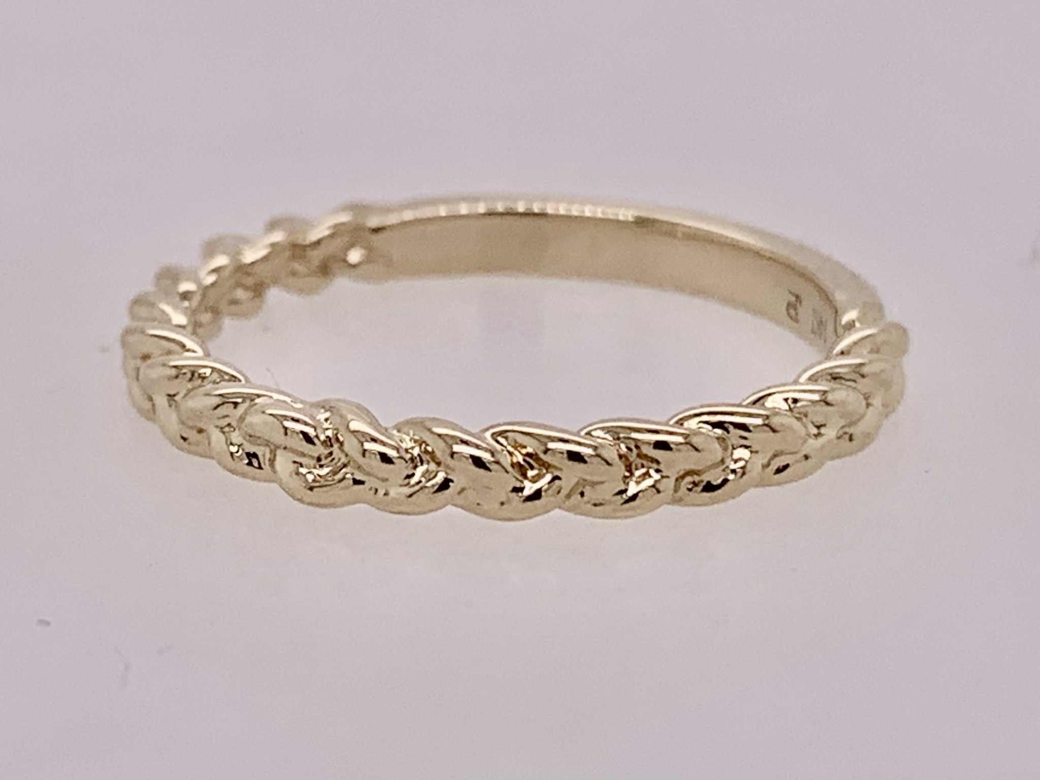 14K Gold Braided Band