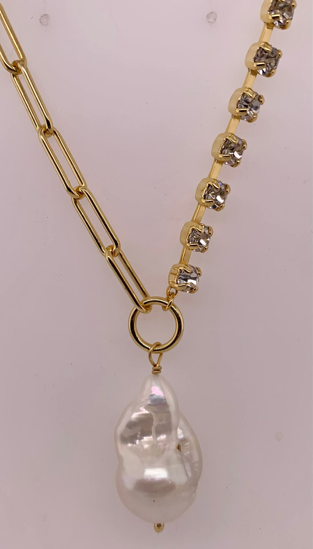 Iris Asymmetrical Pendant Necklace