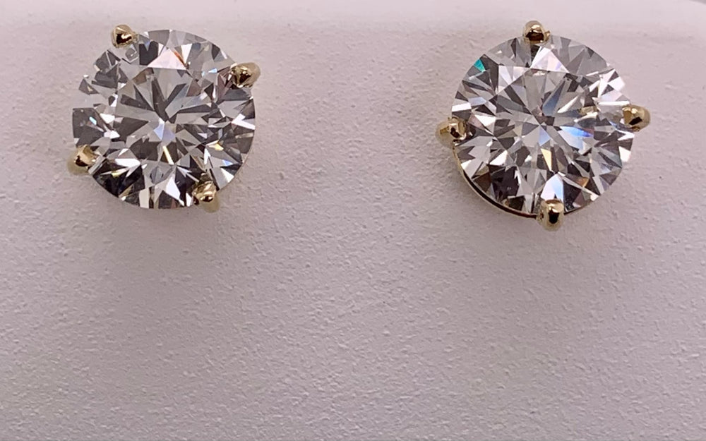 14K LAB Diamond Earrings