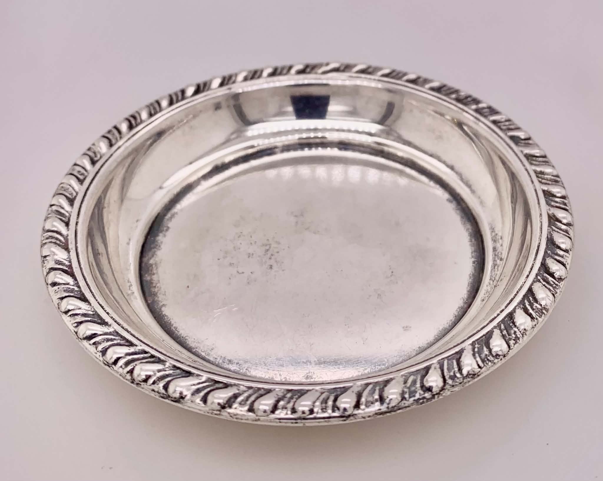 Estate Sterling Silver Trinket Dish