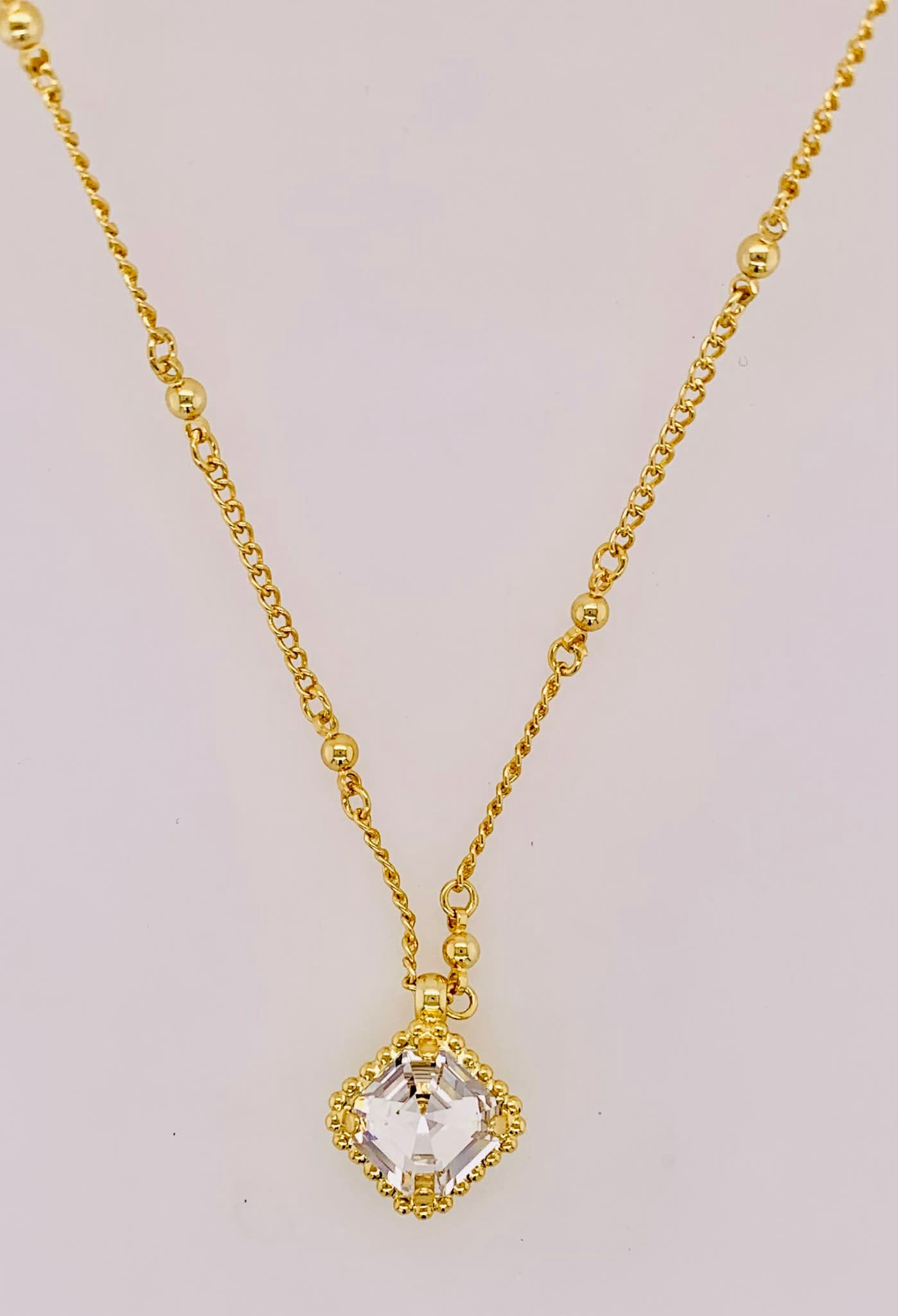 Izzy Decorated Pendant Necklace