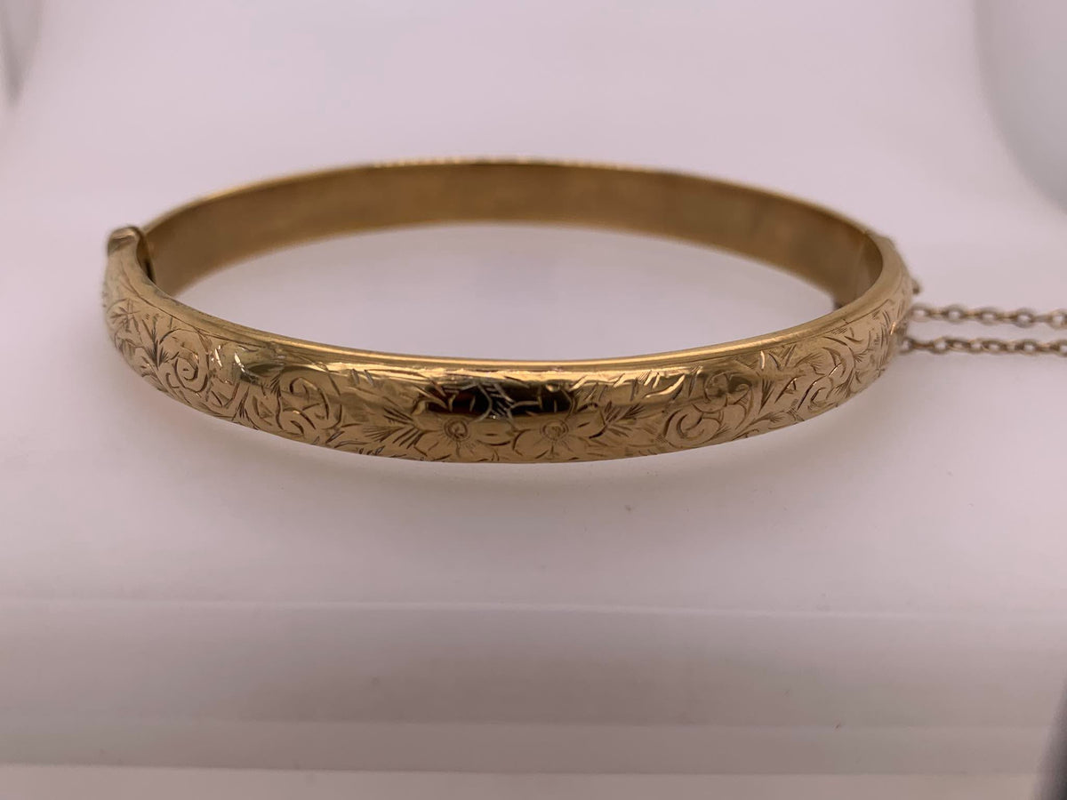 Estate Gold Bangle Bracelet