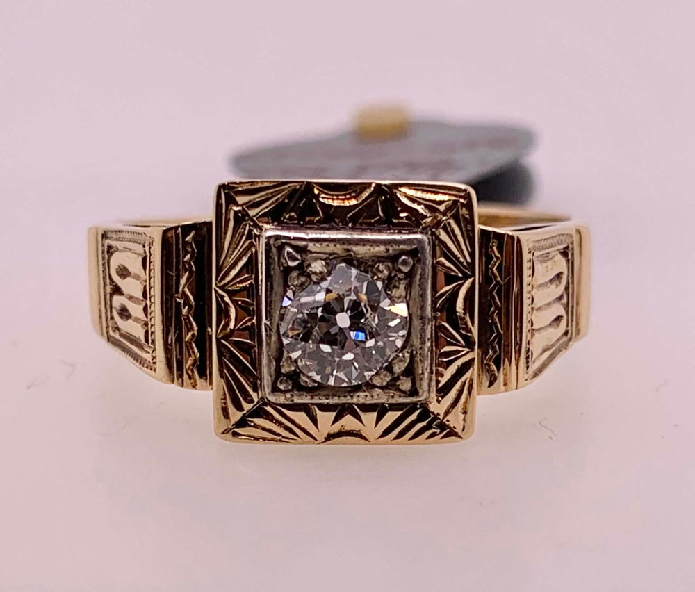 Estate 14K Diamond Ring