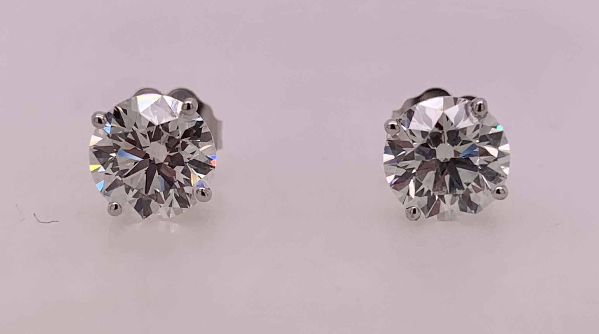2.00CT.TW. LAB Diamond Stud Earrings