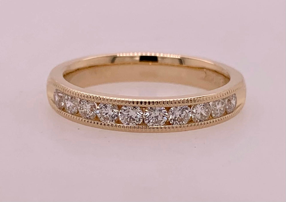 14K Diamond Band Ring