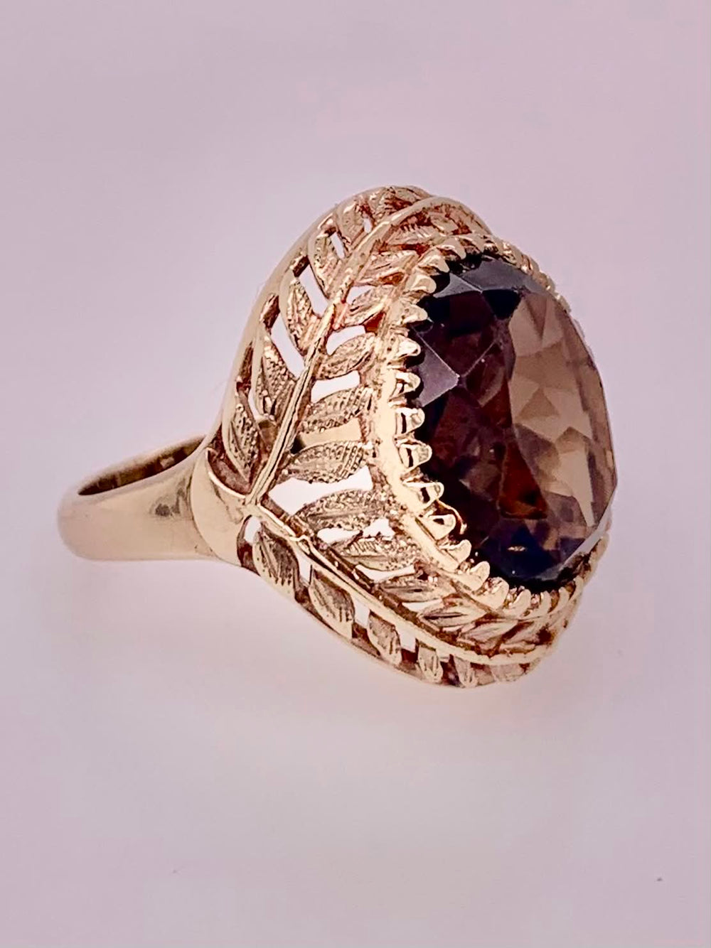 Estate Smokey Quartz Ring