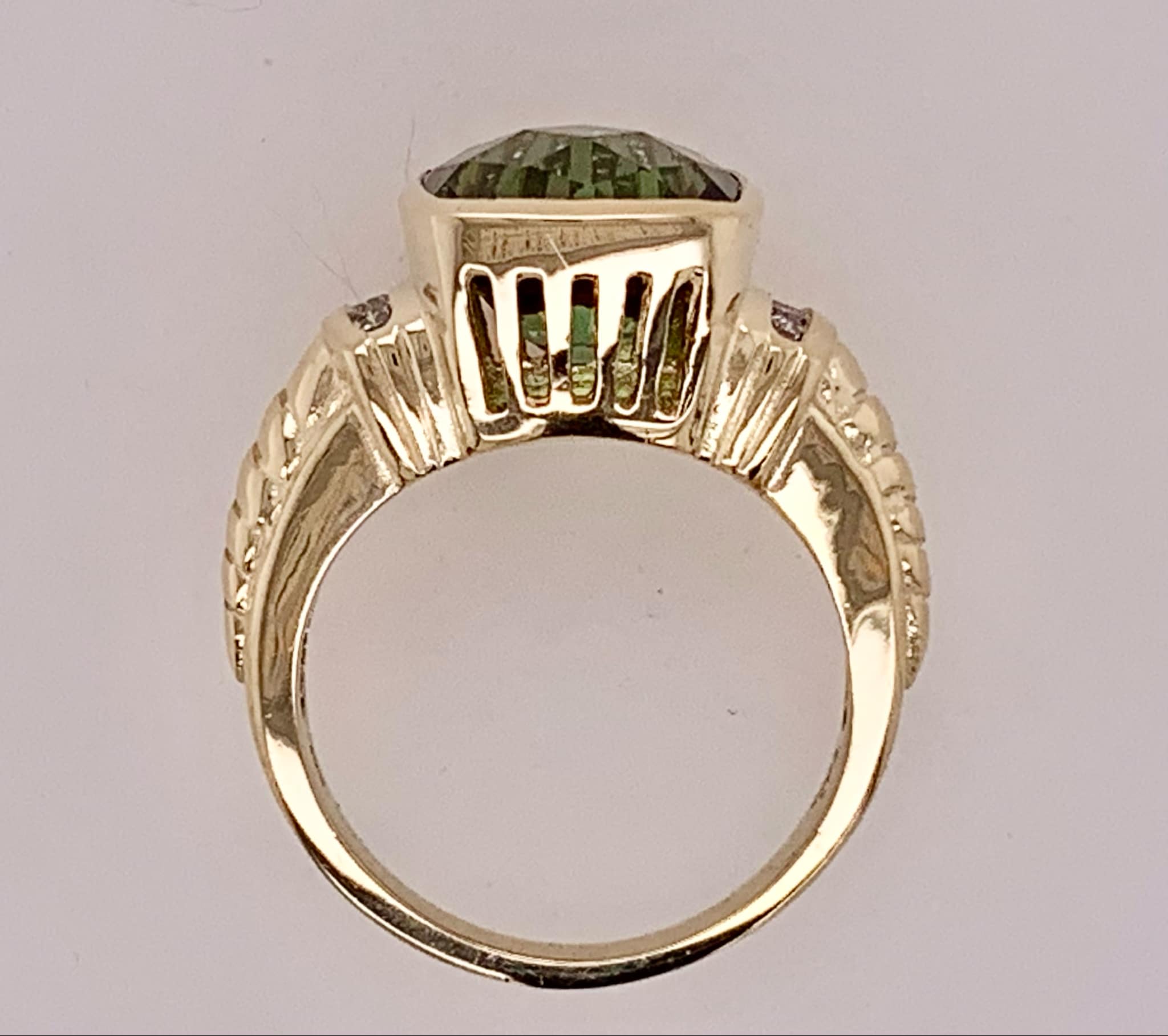 14K Estate Tourmaline Ring