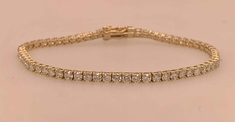 14K LAB Diamond Tennis Bracelet