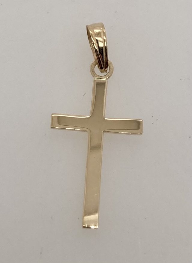 14k Cross Charm