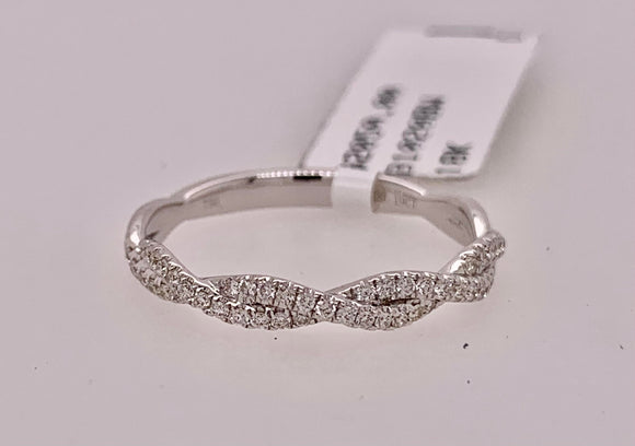 18K Diamond Band Ring