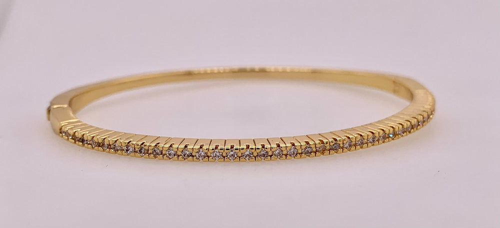 Fashion Slim Cystal Bangle Bracelet