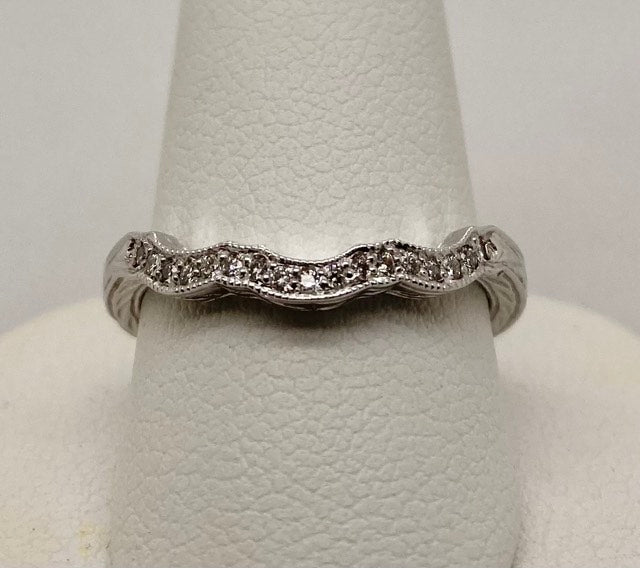 14K Diamond Band Ring