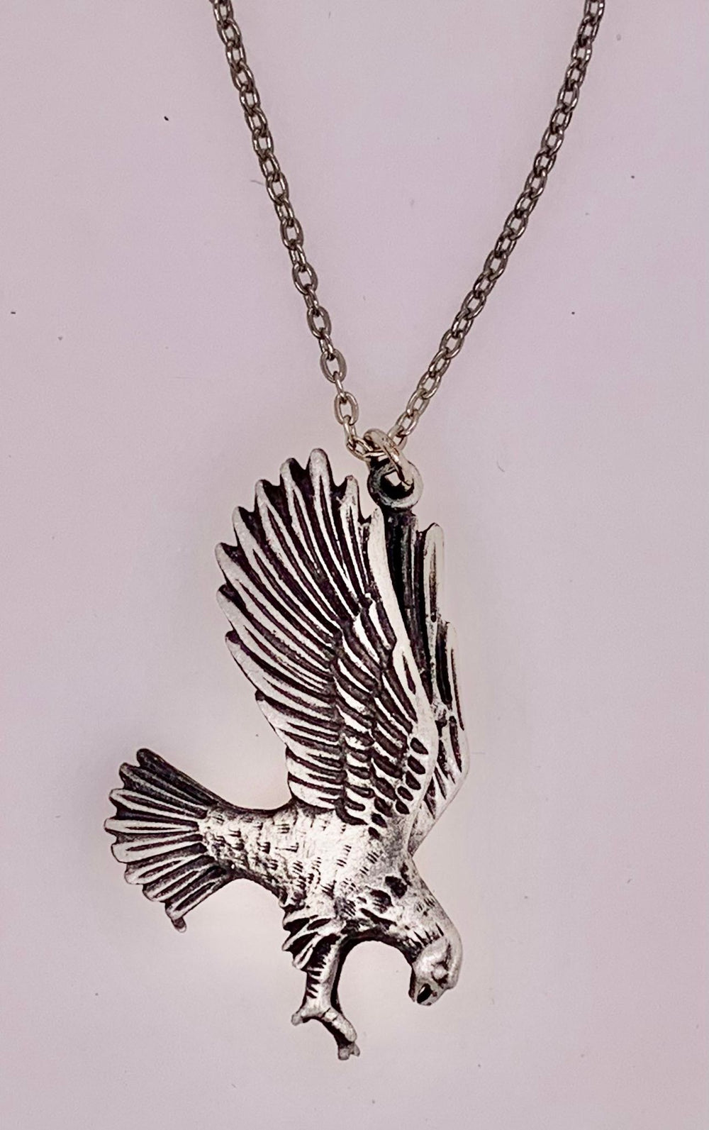 Genuine Pewter Eagle Pendant