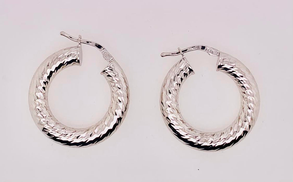 Sterling Silver Hoop Earrings