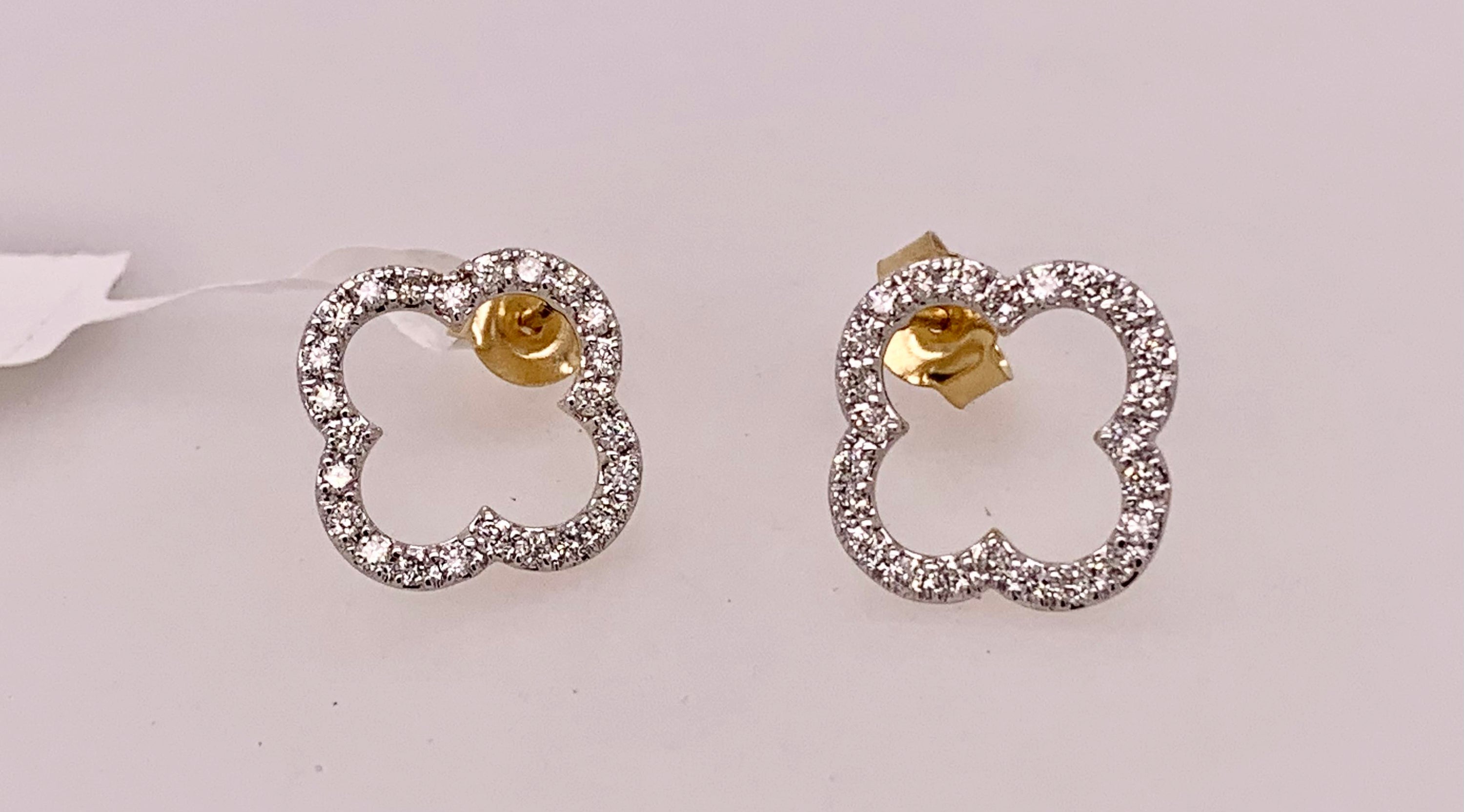 14K Diamond Earrings