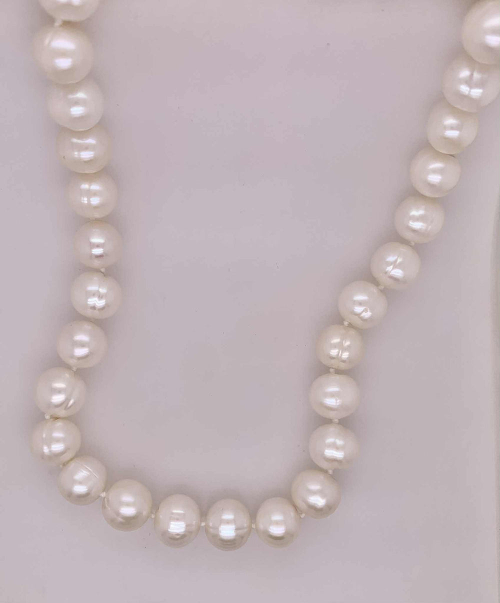 Sterling Silver  Freshwater Cultured Pearl Necklace