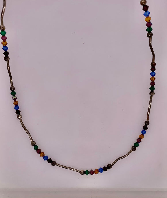 Closeout Sterling Silver Bead Necklace