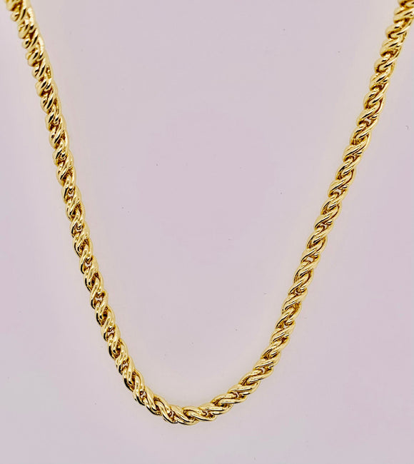 Rope Chain Tennis Necklace