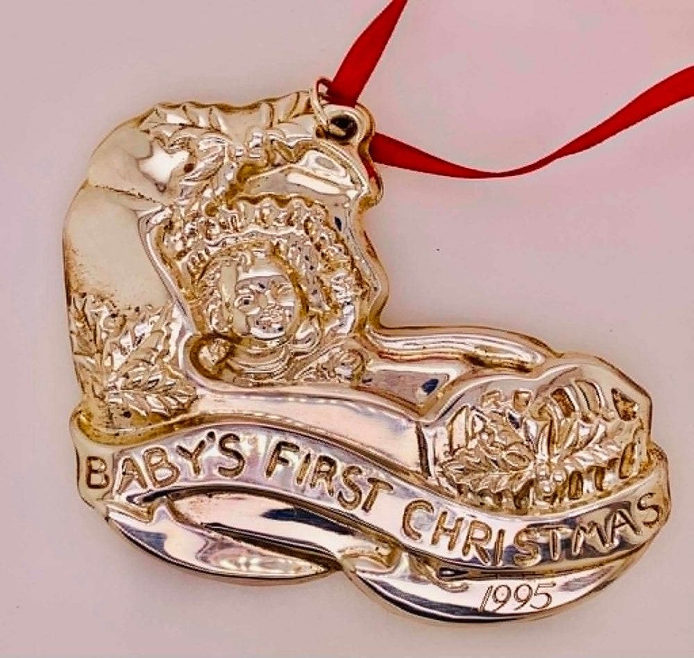 1995 Estate Sterling Silver Gorham Collectible Christmas Ornament