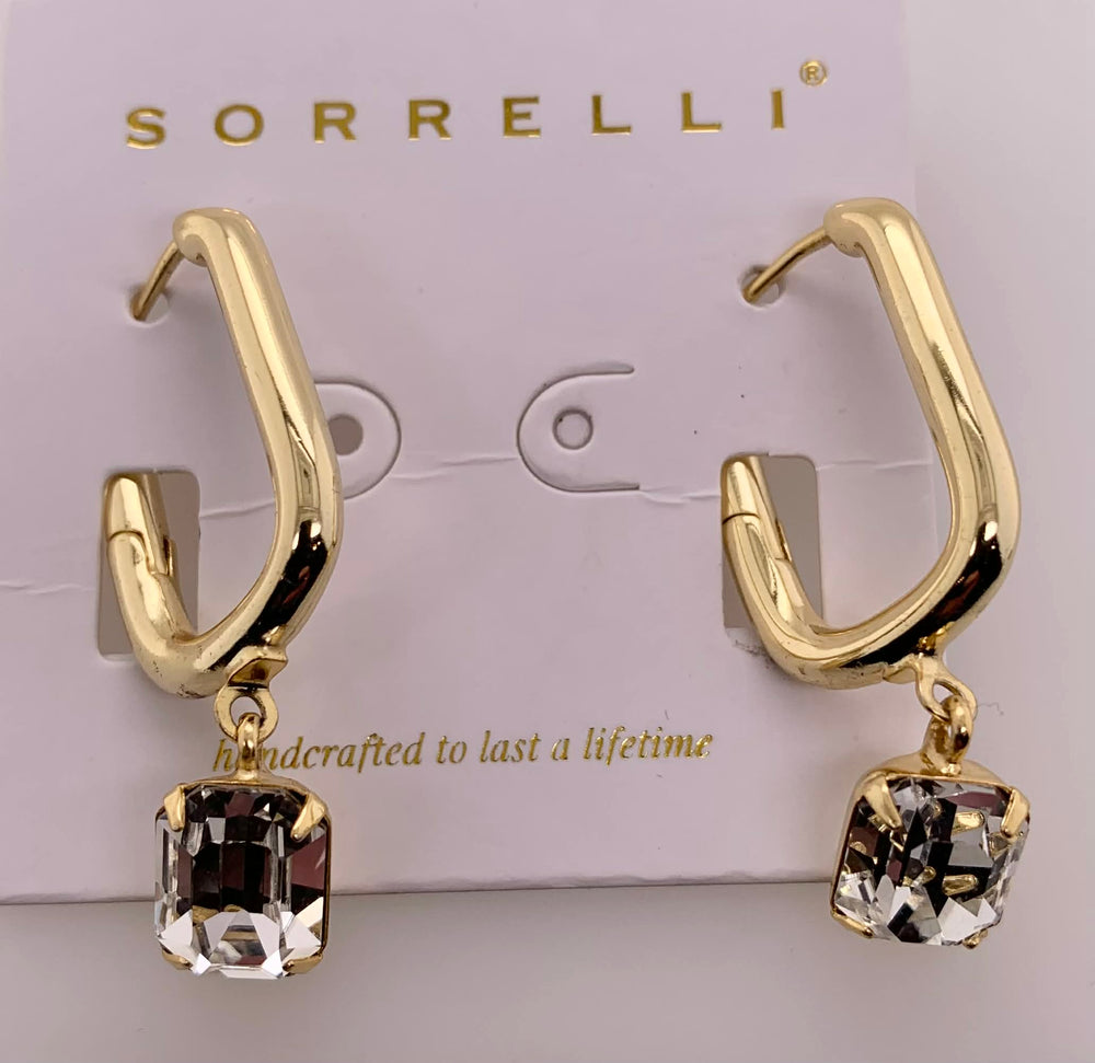Octavia Rectangle Hoop Earrings