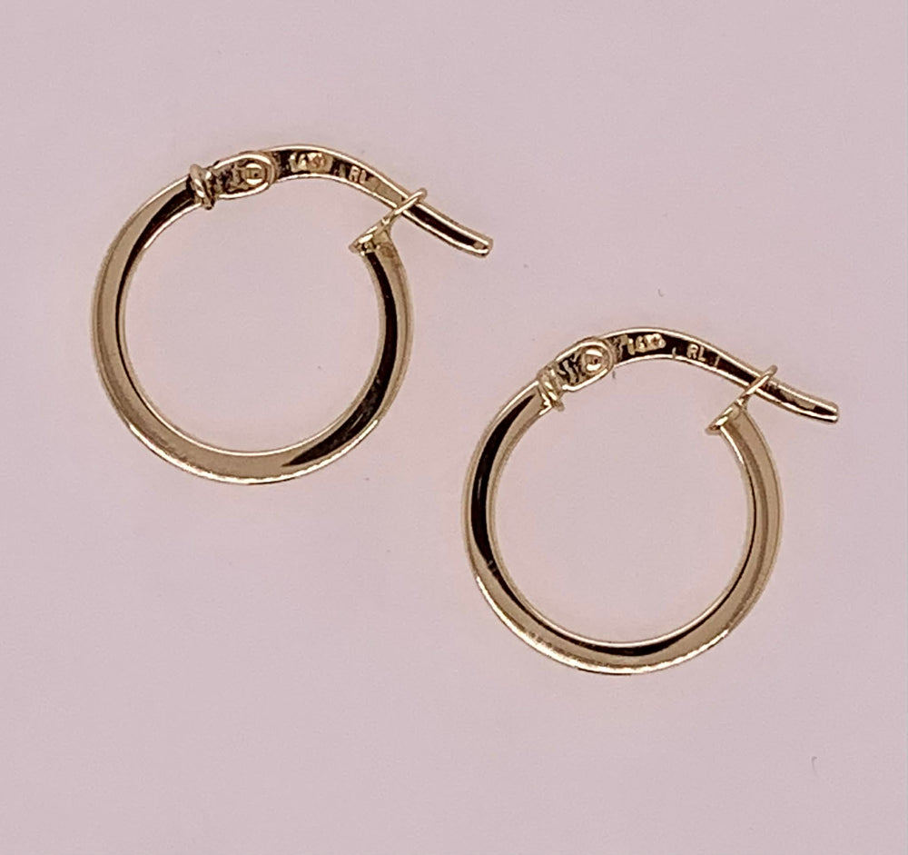14K Hoop Earrings