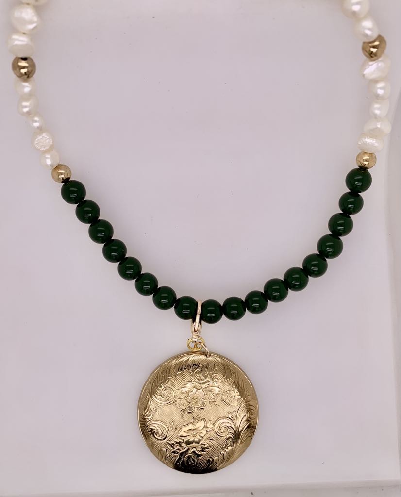 Modern Vintage Fashion Necklace