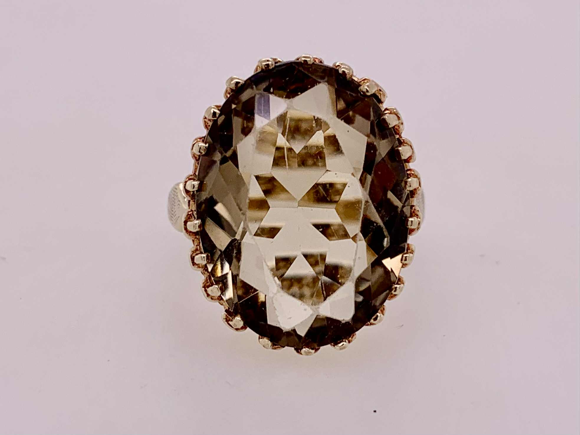 Estate Smokey Quartz Ring
