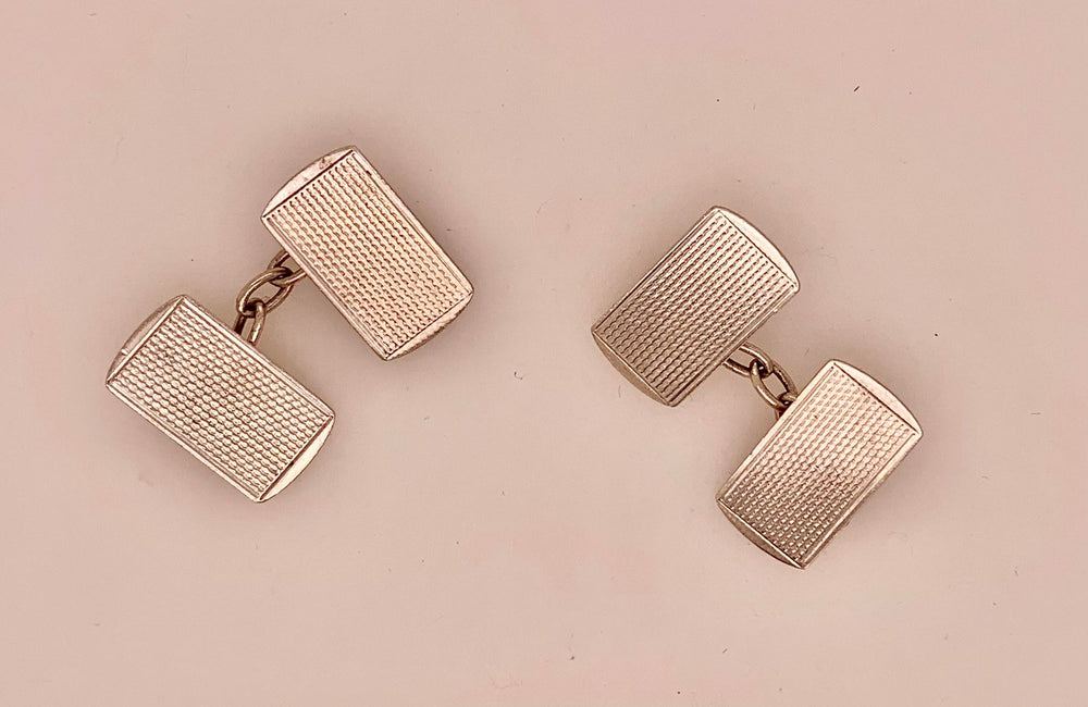 Vintage Sterling Silver Cuff Links