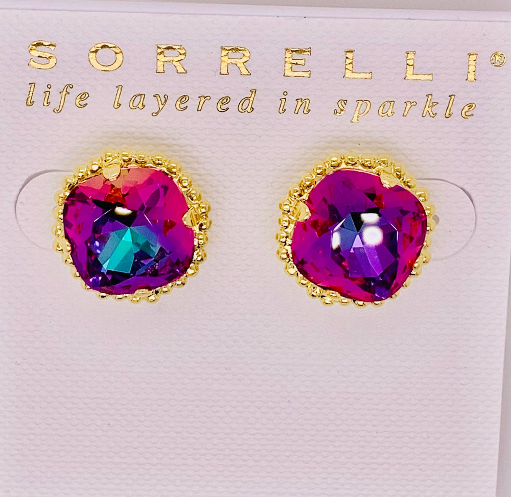 Cushion-Cut Solitaire Stud Earrings