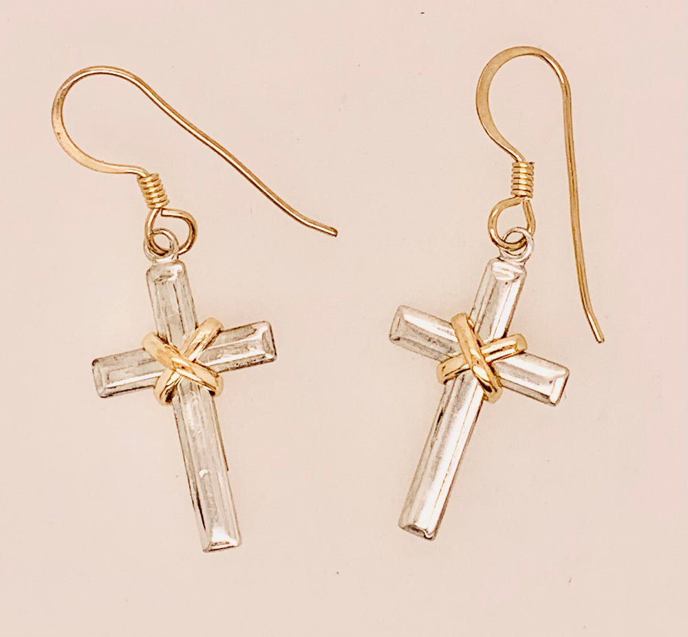 John Cauley Original Cross Earrings