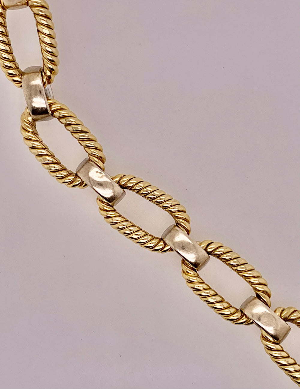 Estate 18K Gold Link Bracelet