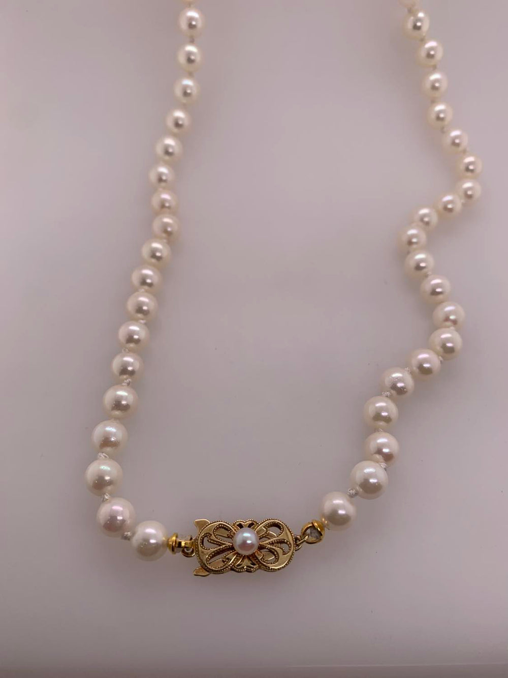 Estate Akoya Cultured Pearl Strand