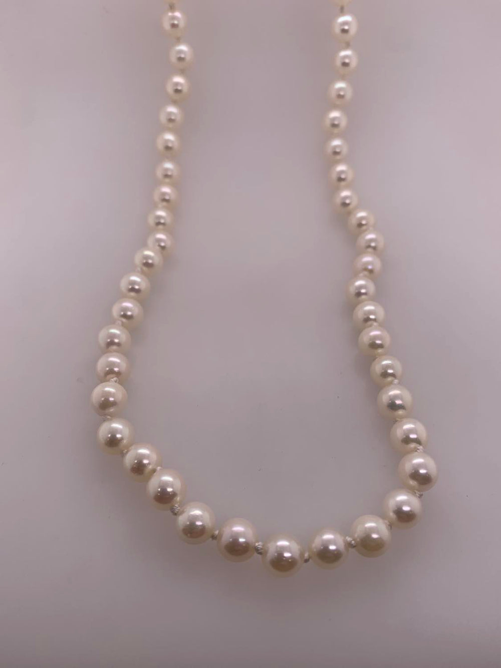 Estate Akoya Cultured Pearl Strand