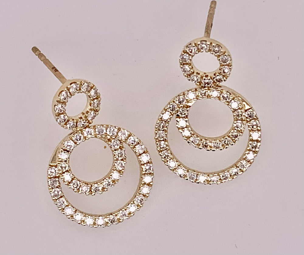 14K Diamond Earrings