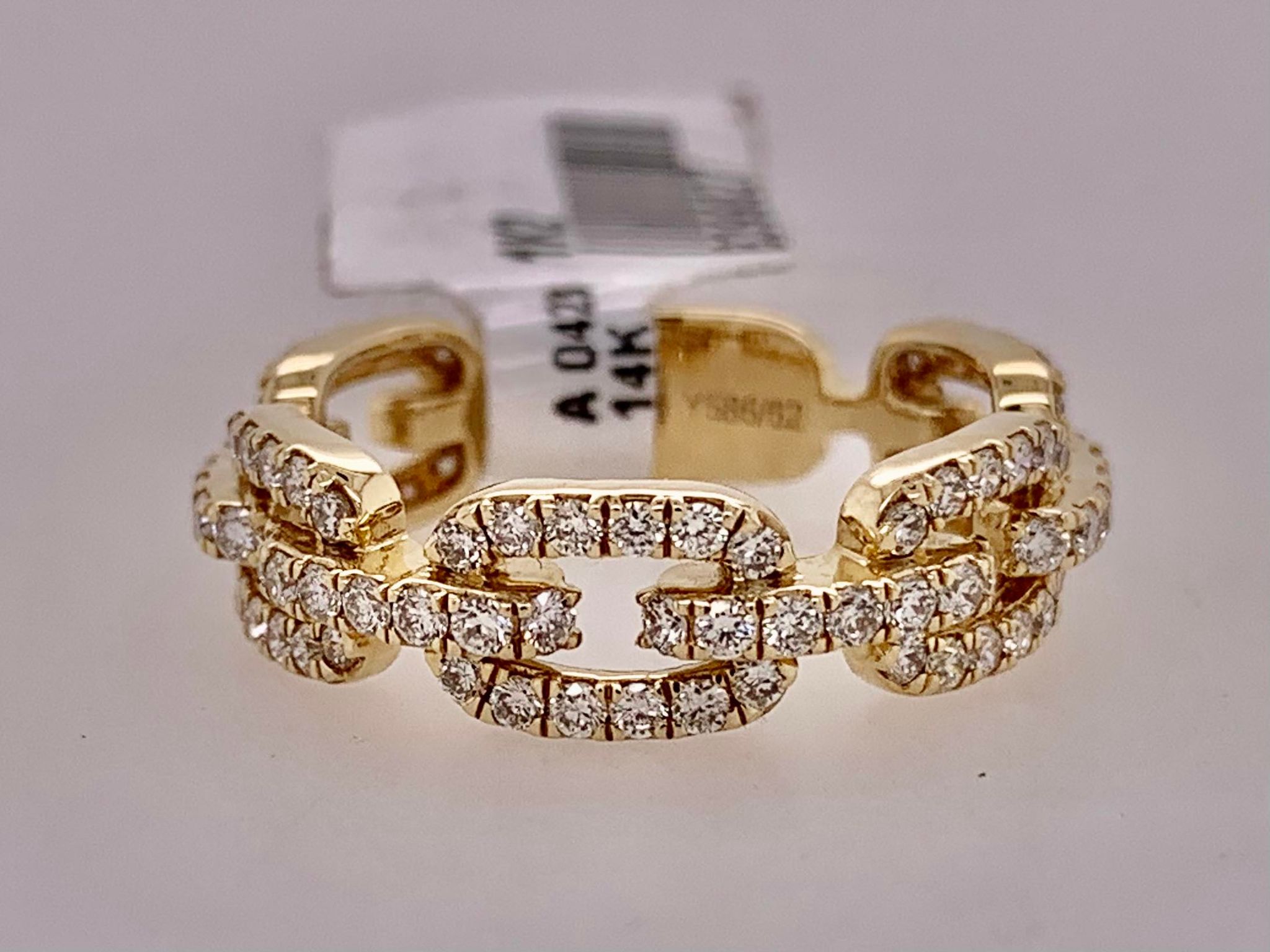 14K Diamond Band Ring