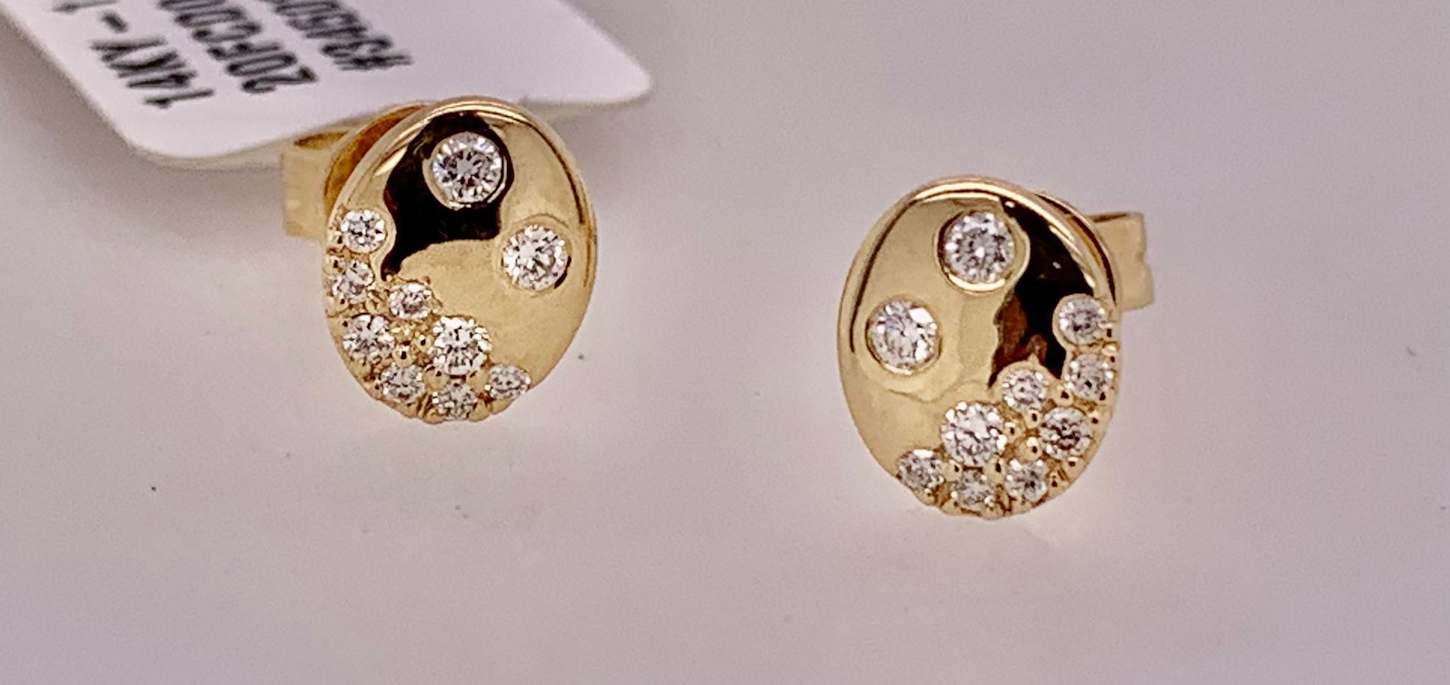 14K Diamond Earrings