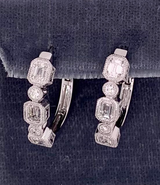 18K Diamond Earrings