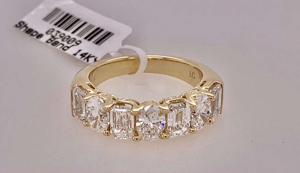 14K LAB Diamond Band Ring CLEARANCE PRICED